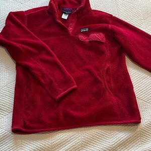 Patagonia Vibrant Red Fleece Pullover